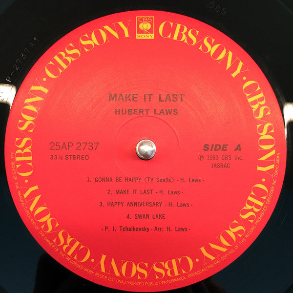 Hubert Laws - Make It Last (LP, Album)