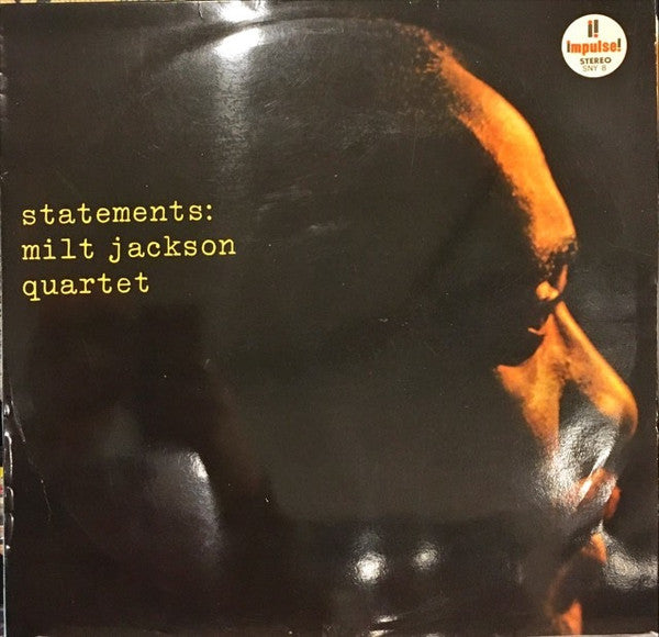 Milt Jackson Quartet* - Statements (LP, Album, Amp)