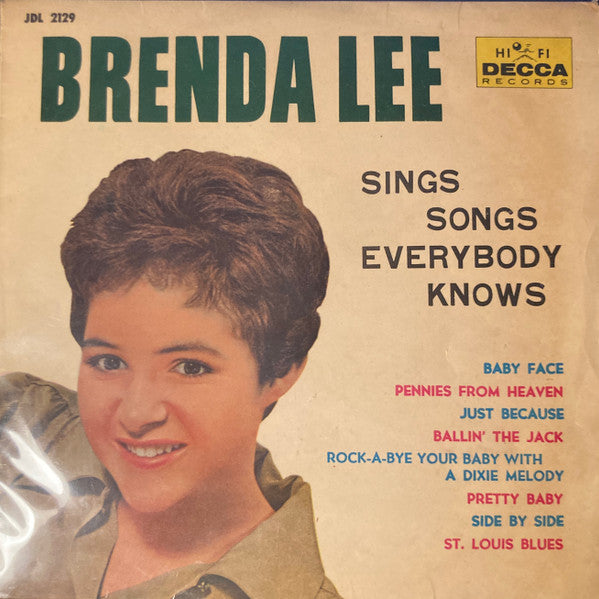 Brenda Lee - Sings Songs Everybody Knows (10"", Comp)