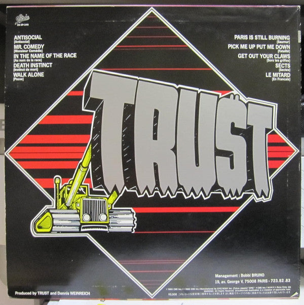 Trust (2) - Repression (LP, Album)