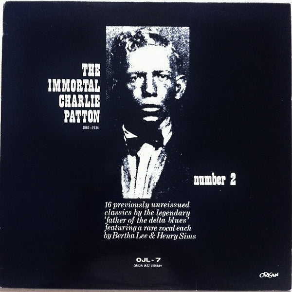 Charlie Patton* - The Immortal Charlie Patton Number 2 (LP, Comp, RE)