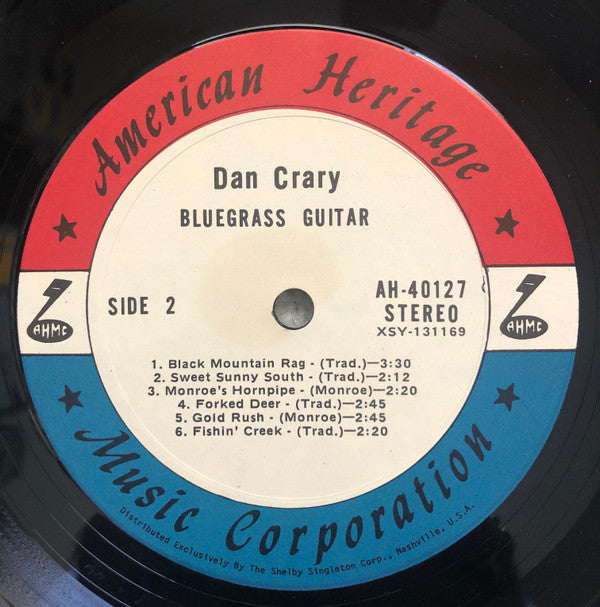 Dan Crary - Bluegrass Guitar (LP, Album)
