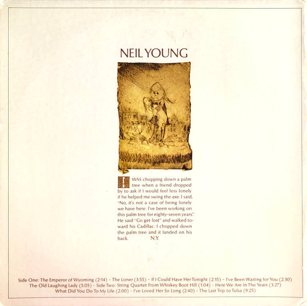 Neil Young - Neil Young (LP, Album, RE, Jac)