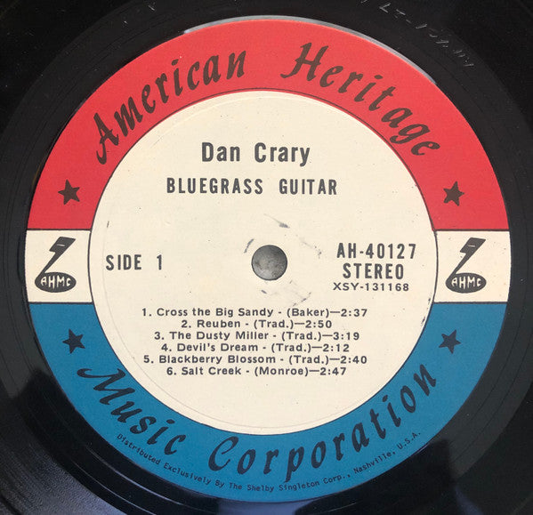 Dan Crary - Bluegrass Guitar (LP, Album)