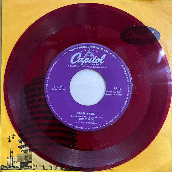 Gene Vincent & His Blue Caps - Be-Bop-A-Lula / Woman Love(7", Red)