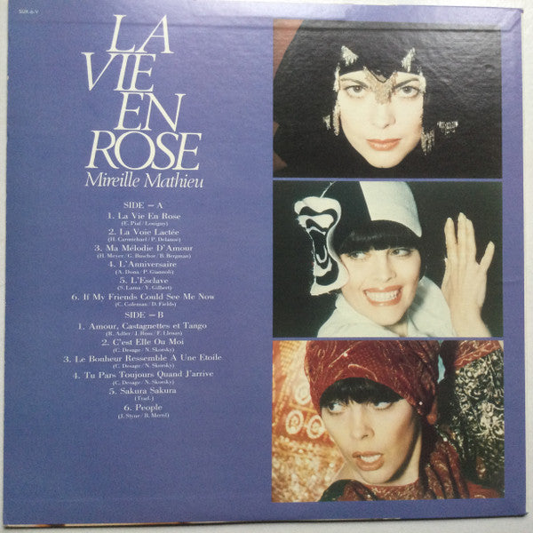 Mireille Mathieu - La Vie En Rose = バラ色の人生 (LP, Comp)