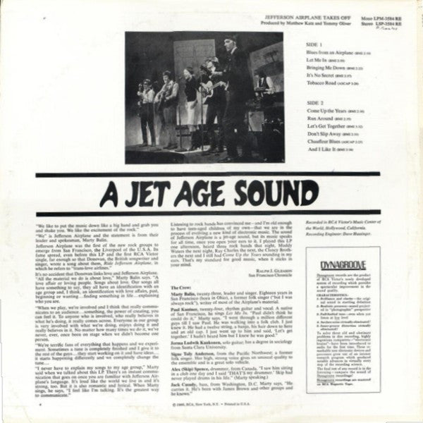 Jefferson Airplane - Jefferson Airplane Takes Off (LP, Album, RE, Ind)