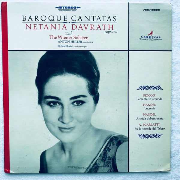 Netania Davrath - Baroque Cantatas Netania Davrath with The Wiener ...