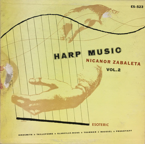 Nicanor Zabaleta - Harp Music Vol. 2 (LP, Album, Mono)