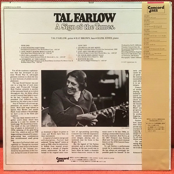 Tal Farlow - A Sign Of The Times (LP, Album)