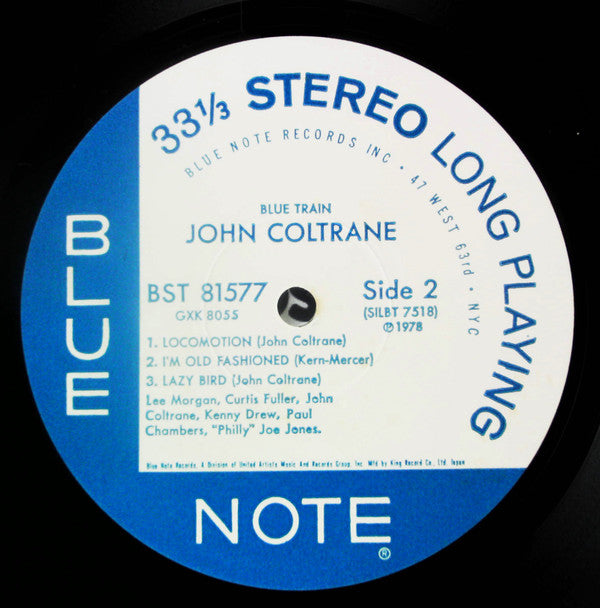 John Coltrane - Blue Train (LP, Album, RE)