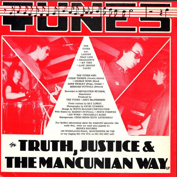 The Tunes - Truth, Justice & The Mancunian Way EP (12"", EP)