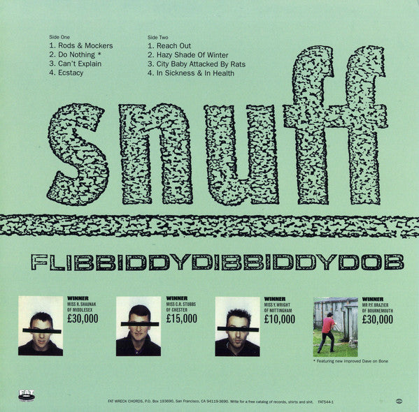 Snuff (3) - Flibbiddydibbiddydob (12"", MiniAlbum, RE)
