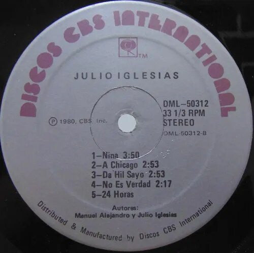 Julio Iglesias - Asi Nacemos (LP, Comp, RE)