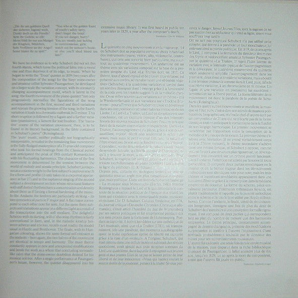 Franz Schubert - Forellenquintett (Trout Quintet)(LP, Album, RM, Dig)
