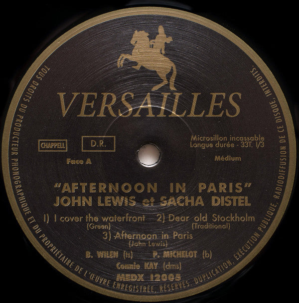 John Lewis (2) - Afternoon In Paris(LP, Album, Mono, Ltd, RE, RM, 180)