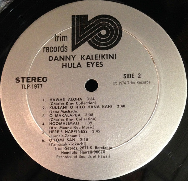 Danny Kaleikini* - Hula Eyes (LP, Album)