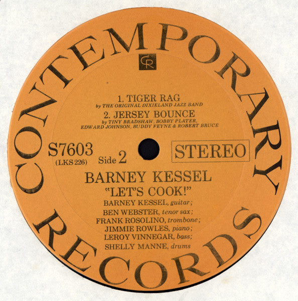 Barney Kessel - Let's Cook! (LP, Album, RE)