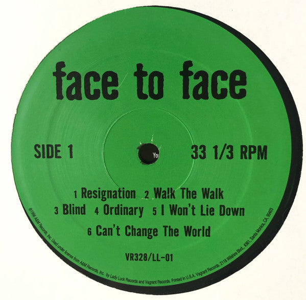 Face To Face - Face To Face (LP, Album)