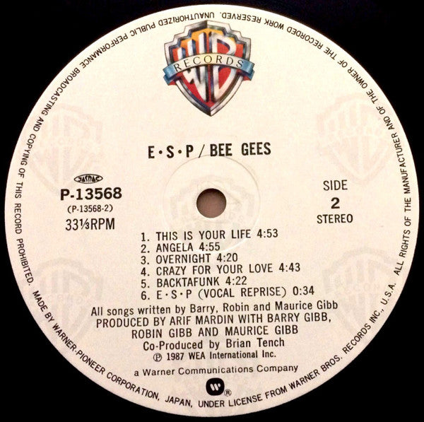 Bee Gees - E•S•P (LP, Album)