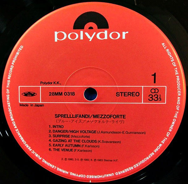 Mezzoforte - Sprelllifandi (LP, Album)