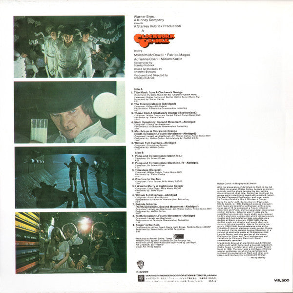 Various - Stanley Kubrick's Clockwork Orange  (LP, Album, RE, Gre)