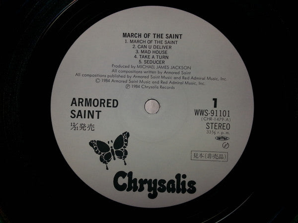Armored Saint - March Of The Saint (LP, Album, Promo)