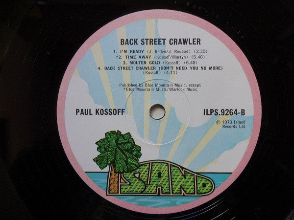 Kossoff* - Back Street Crawler (LP, Album)