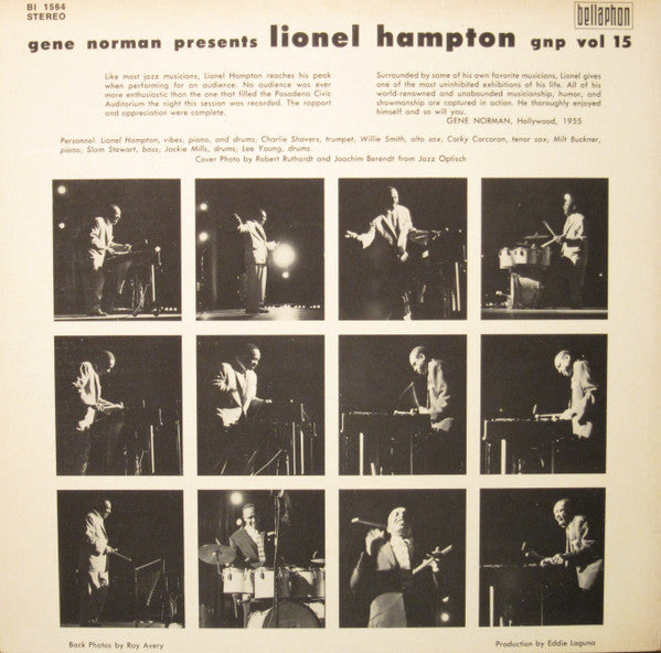 Lionel Hampton - Lionel Hampton And The Just Jazz All Stars(LP, Album)