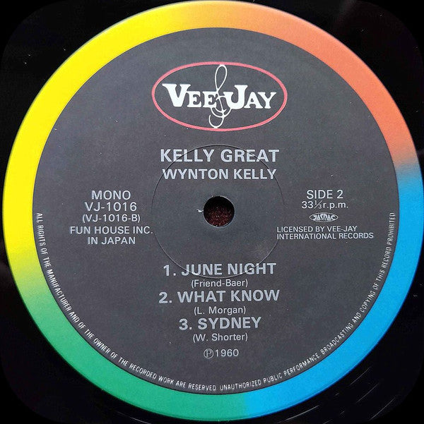 Wynton Kelly - Kelly Great (LP, Album, Mono, Ltd, RE)