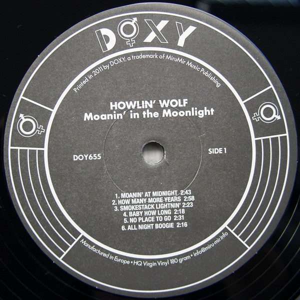 Howlin' Wolf - Moanin' In The Moonlight (LP, Album, RE, 180)