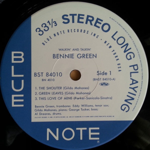 Bennie Green - Walkin' And Talkin' (LP, Album, Ltd, RE)