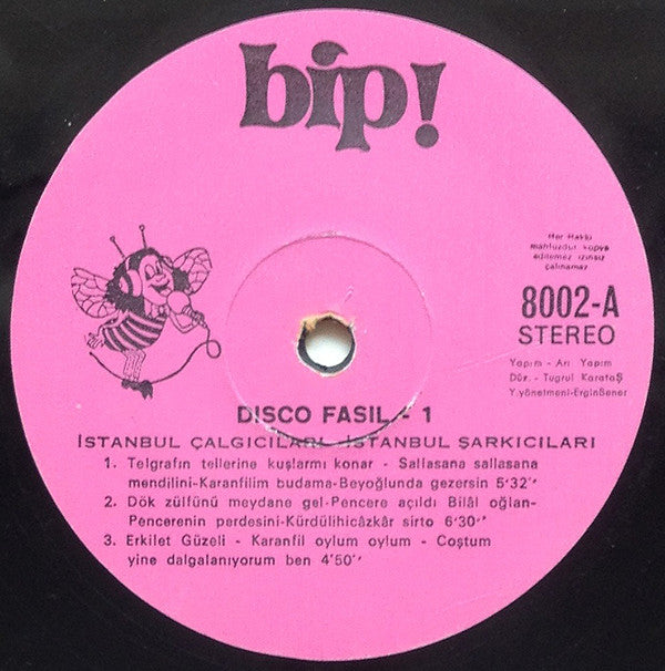 İstanbul Çalgıcıları / İstanbul Şarkıcıları - Disco Fasıl 1 (LP)