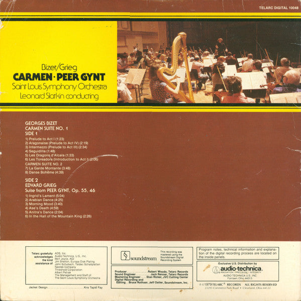 Georges Bizet - Carmen / Peer Gynt(LP, Album, Gat)