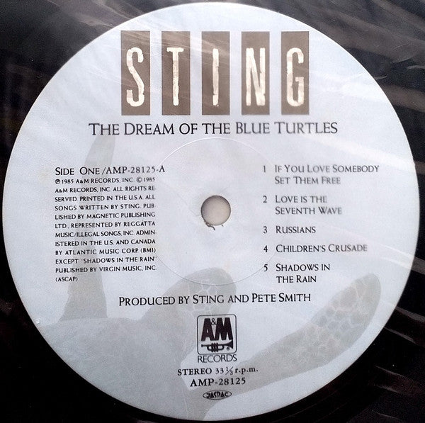 Sting - The Dream Of The Blue Turtles (LP, Album)