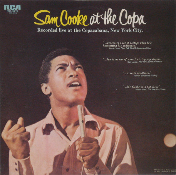 Sam Cooke - Sam Cooke At The Copa (LP, Album, Mono, RE)