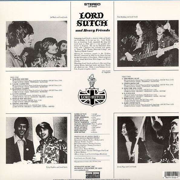 Lord Sutch And Heavy Friends - Lord Sutch And Heavy Friends(LP, Alb...