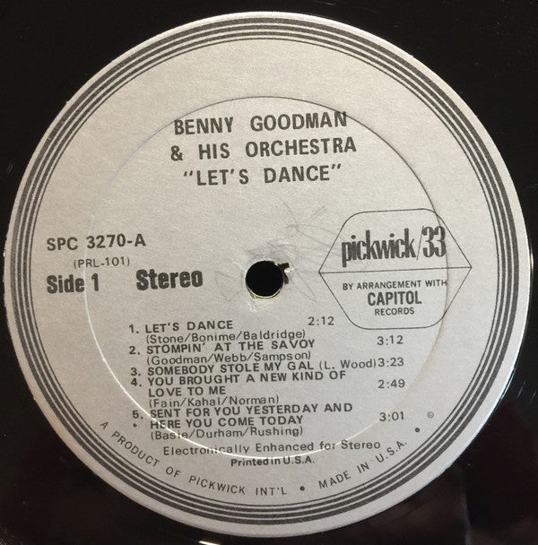 Benny Goodman And His Orchestra & Quartet* - Let's Dance (LP)