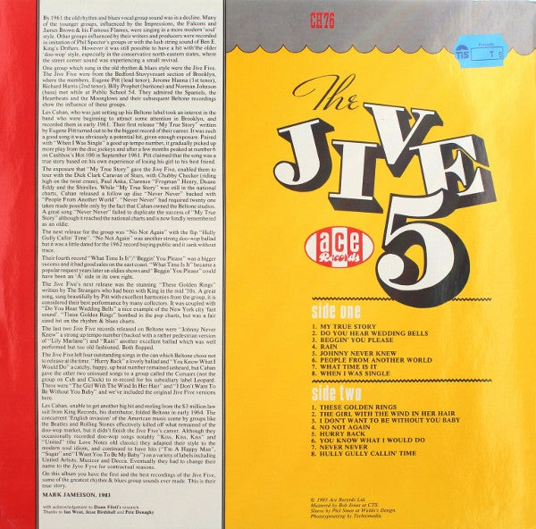 The Jive 5* - Our True Story (LP, Comp, Mono)