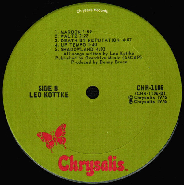 Leo Kottke - Leo Kottke (LP, Album, San)