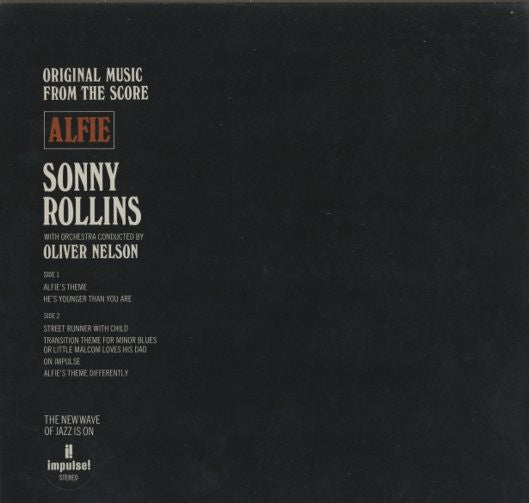 Sonny Rollins - Original Music From The Score ""Alfie"" (LP, RE, Gat)