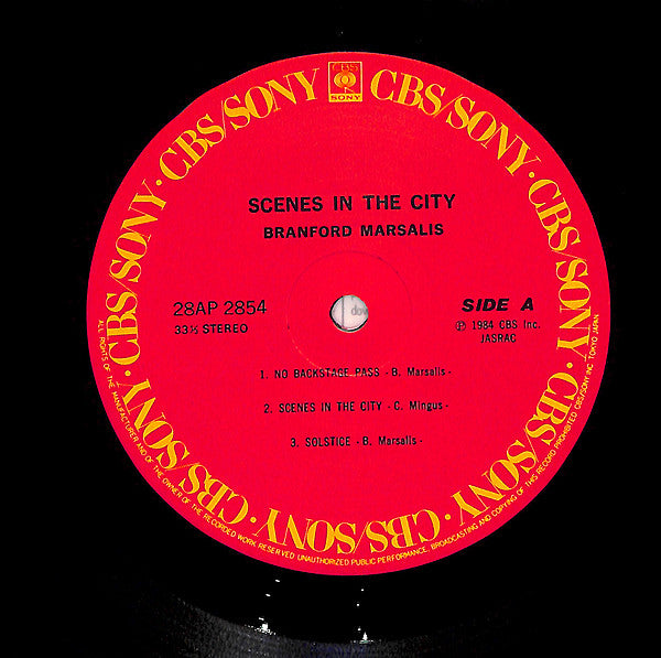 Branford Marsalis - Scenes In The City (LP, Album)