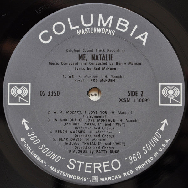 Henry Mancini - Me, Natalie (LP, Album)