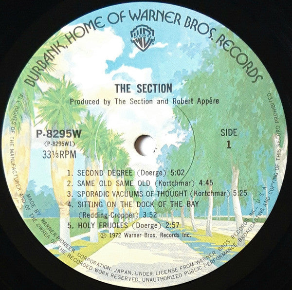 The Section - The Section (LP, Album)