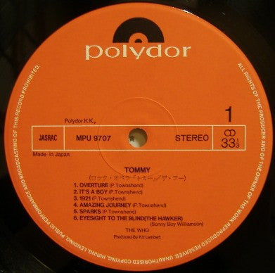 The Who - Tommy (2xLP, Album, RE, Gat)