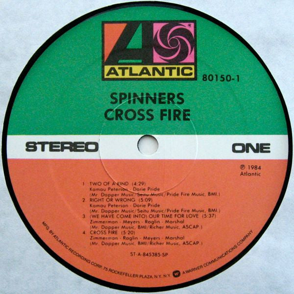 Spinners - Cross Fire (LP, Album)