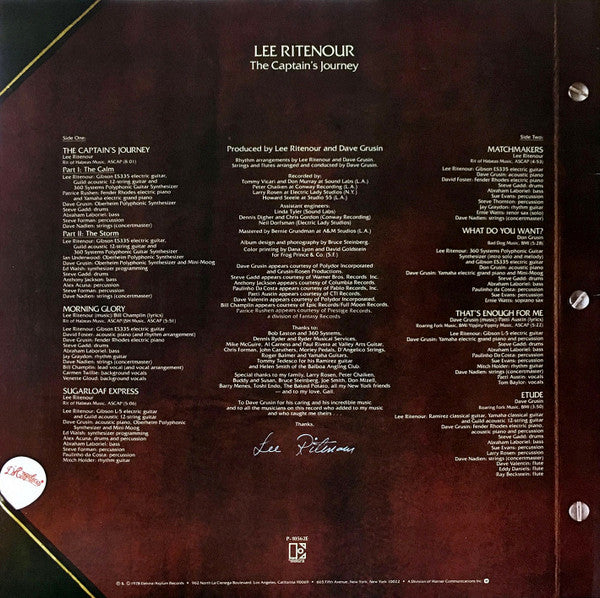 Lee Ritenour - The Captains Journey (LP, Album)