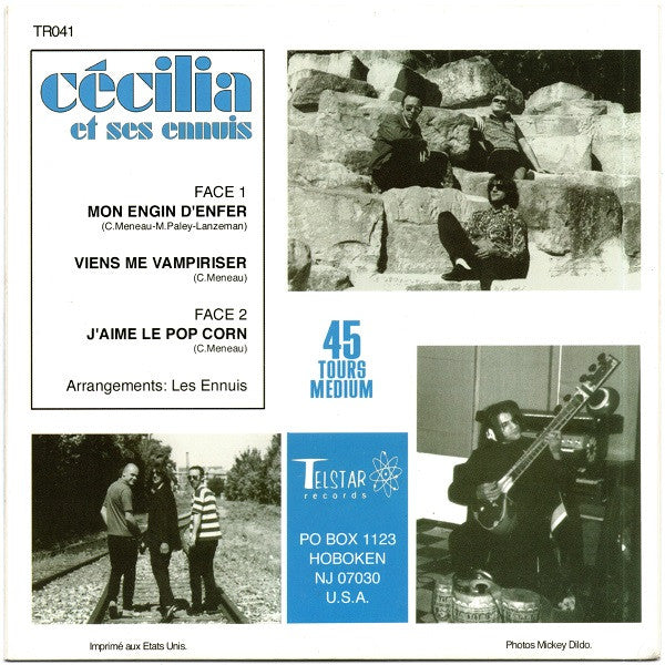 Cécilia Et Ses Ennuis - Mon Engin D'Enfer (7"")