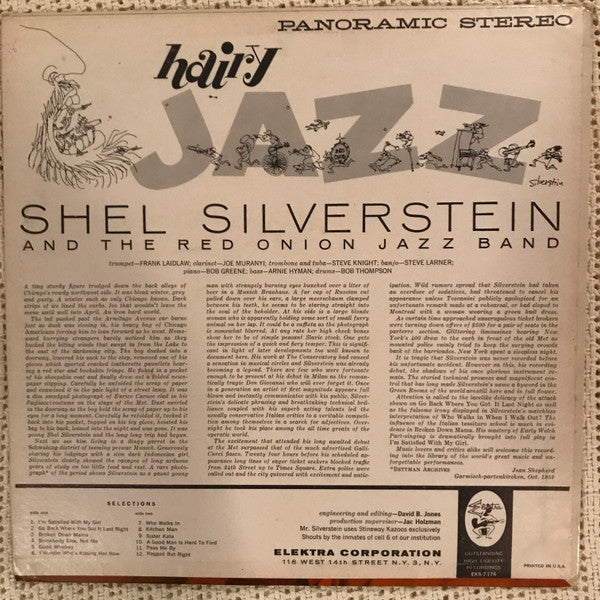 Shel Silverstein And The Red Onions* - Hairy Jazz (LP, Album)