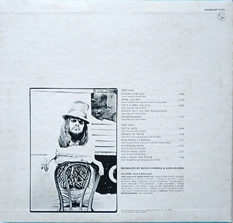 Leon Russell - Leon Russell (LP, Album, RE)